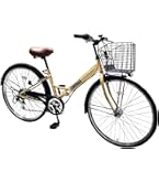 provros 折り畳み自転車 シティサイクル 26インチ 6段ギア 楽天市場】高評価☆4.2【週間ランキング1位連続受賞】PROVROS